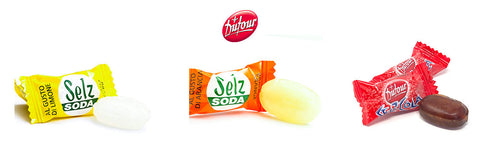 Selz soda lemon orange cola