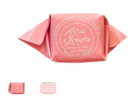 Square Yogurt and Strawberry Candies 1 kg Mera&Longhi