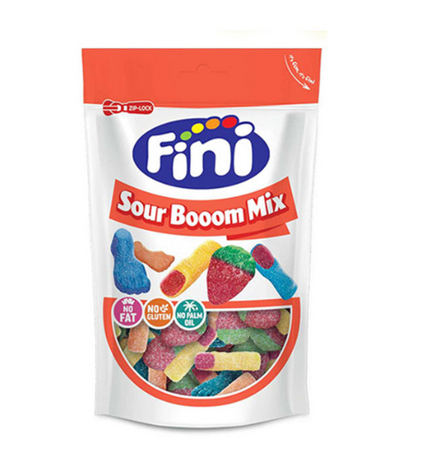 Sour Boom Mix Gummy Jellies - 150g pack FINI