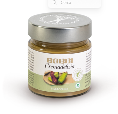 Cremadelizia Pistachio Spread - 260g jar BABBI