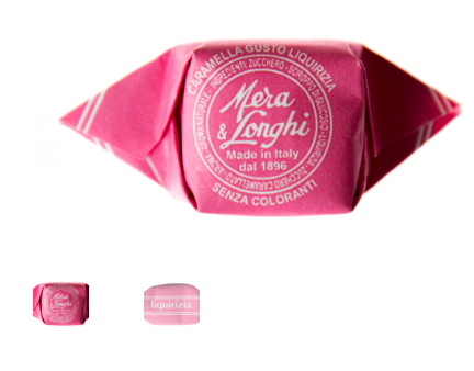 Square Licorice Candies Mera&Longhi kg.1