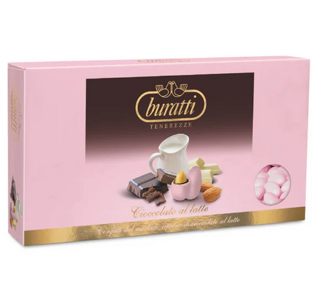 Tenerezze Sugared Almond   chocolate- Pink kg.1 Buratti