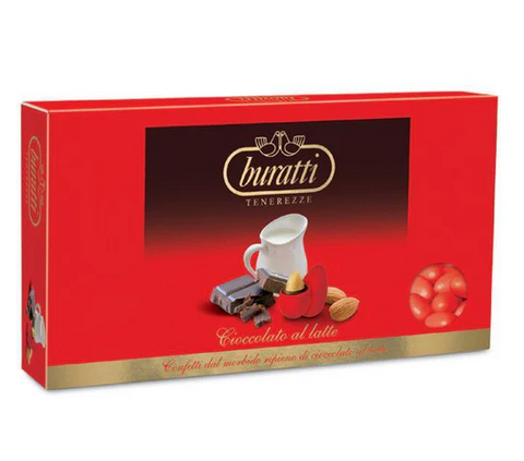 Tenerezze Sugared Almond   chocolate- red kg.1 Buratti