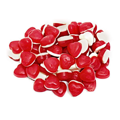Gummy Hearts Cream and Strawberry Filled - 1kg RAVAZZI
