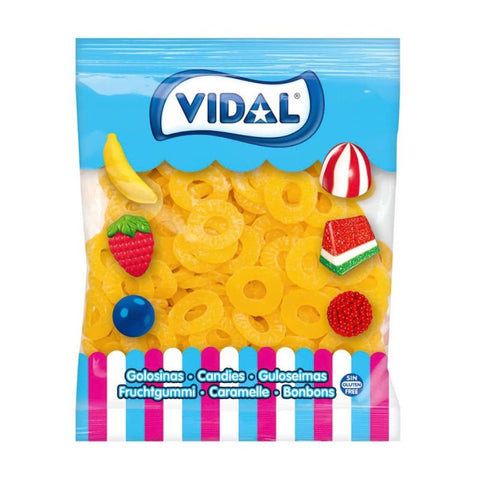 Pineapple gummy candies - 1,5 kg VIDAL