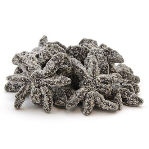 Sugar-coated black spiders - 1kg DAMEL
