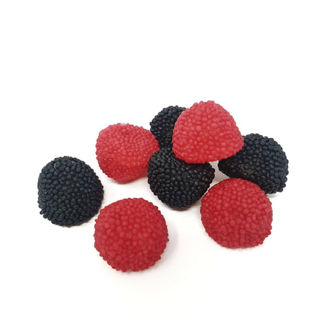 FINI candy Jar Jelly Berries - Blackberries and Raspberries Gummy Candies - 200g pack FINI